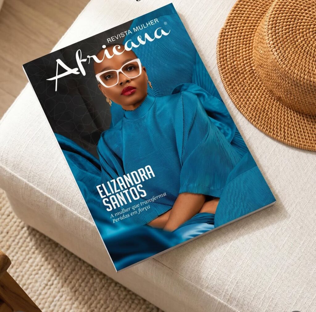 Elizandra Santos é capa da Revista Mulher Africana