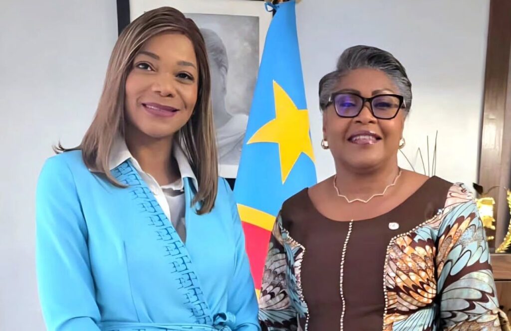 A empresária e modista angolana, Beatriz Frank, manteve um encontro com a Primeira-Ministra da República Democrática do Congo, Judith Suminwa Tuluka