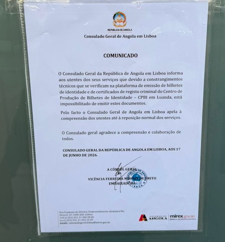 angolanos impedidos de tratar documentos no consulado de lisboa