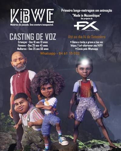 kibwe, primeira animação 3d de moçambique bilha no festival de annecy