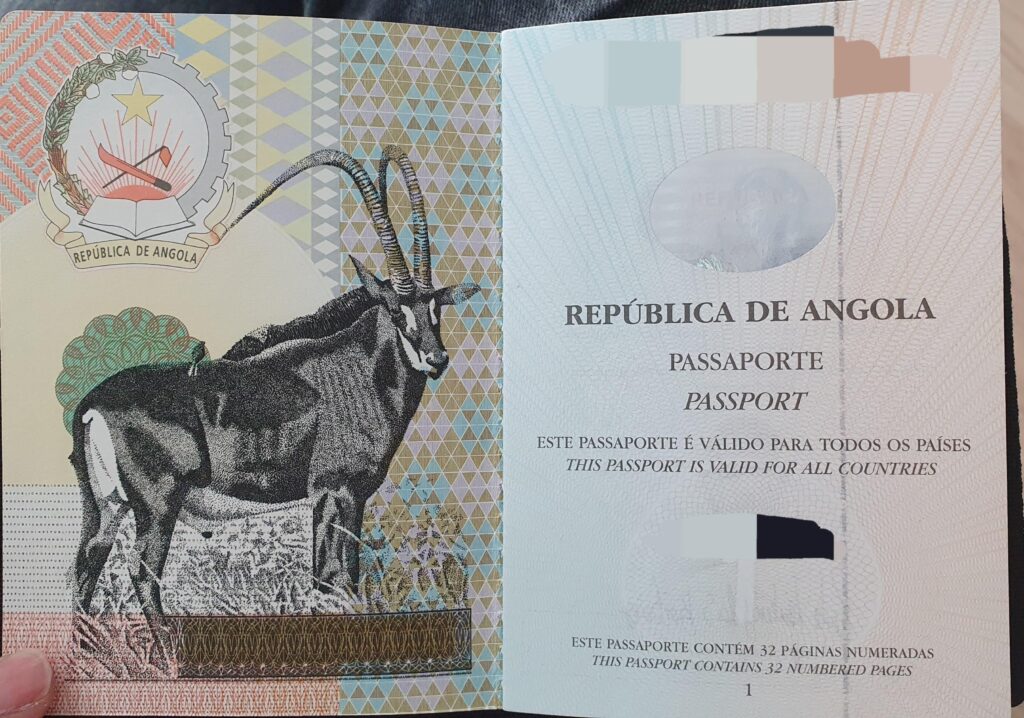 passaporte angolano