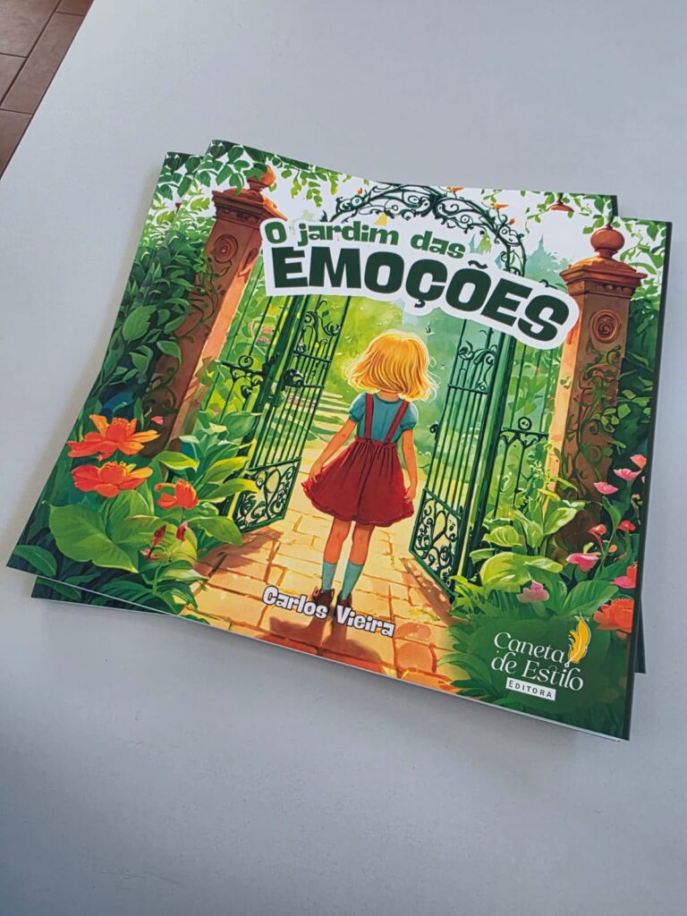 FORA DO LIVRO: CARLOS VIEIRA APRESENTA "O JARDIM DAS EMOÇÕES" O Jardim das Emoções é um conto infantil que convida os mais pequenos a embarcarem numa viagem mágica ao coração das emoções.